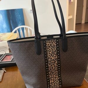 Michael Kors Cheetah Stud Tote
